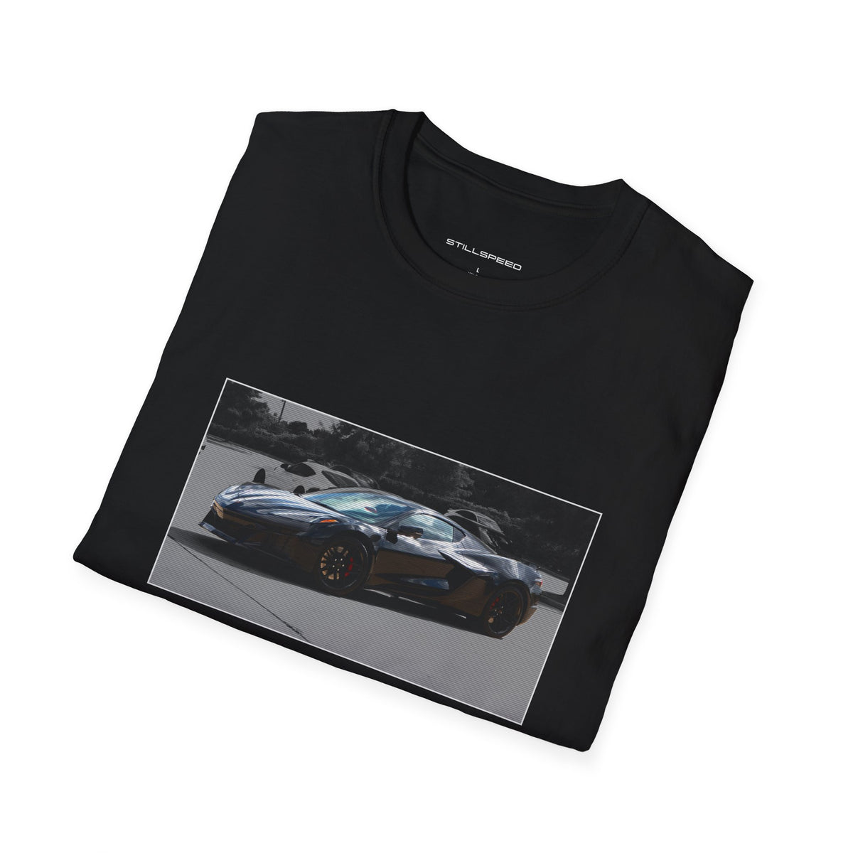 Chevrolet Corvette C8 Z06 spec sheet t-shirt by STILLSPEED