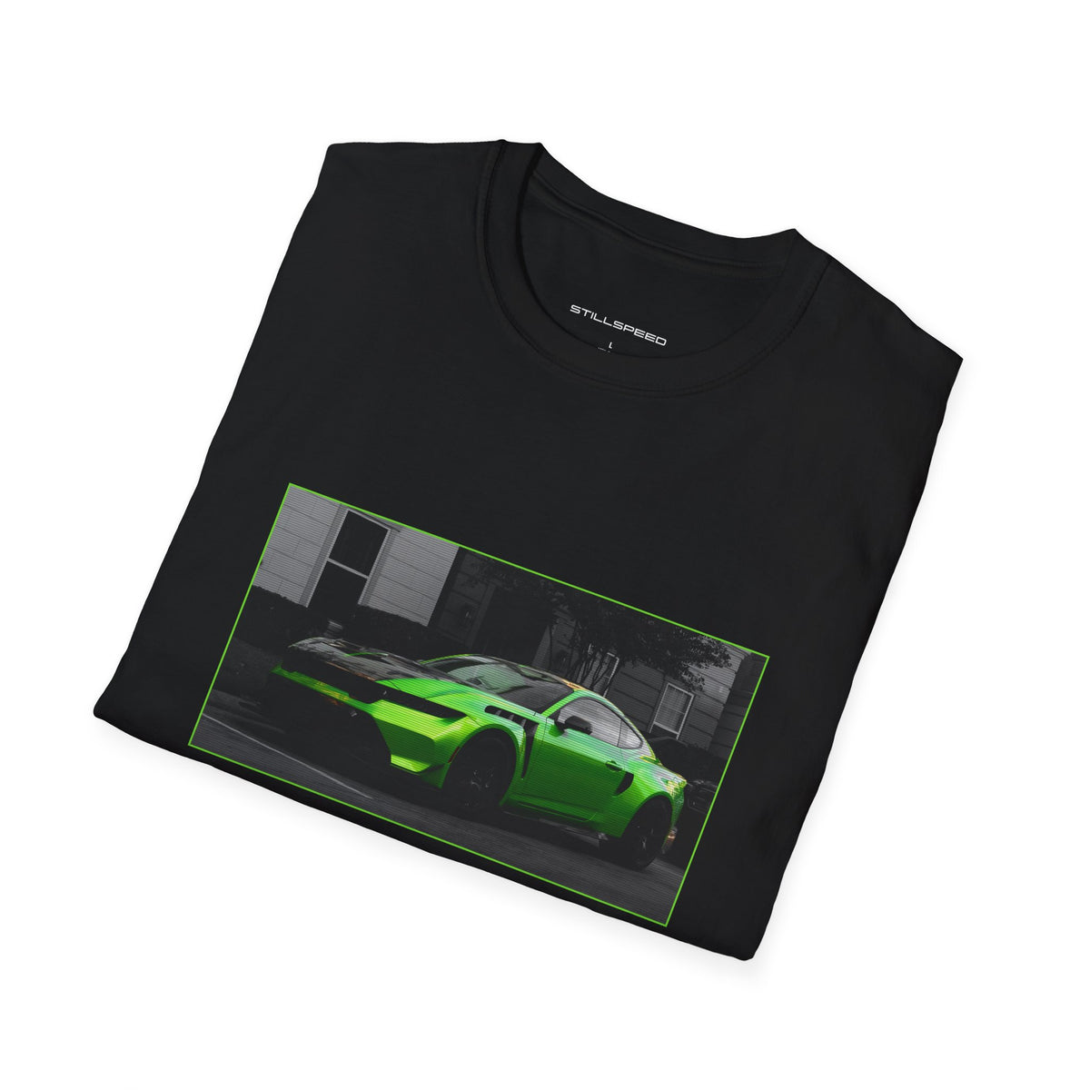 Ford Mustang GTD spec sheet t-shirt by STILLSPEED