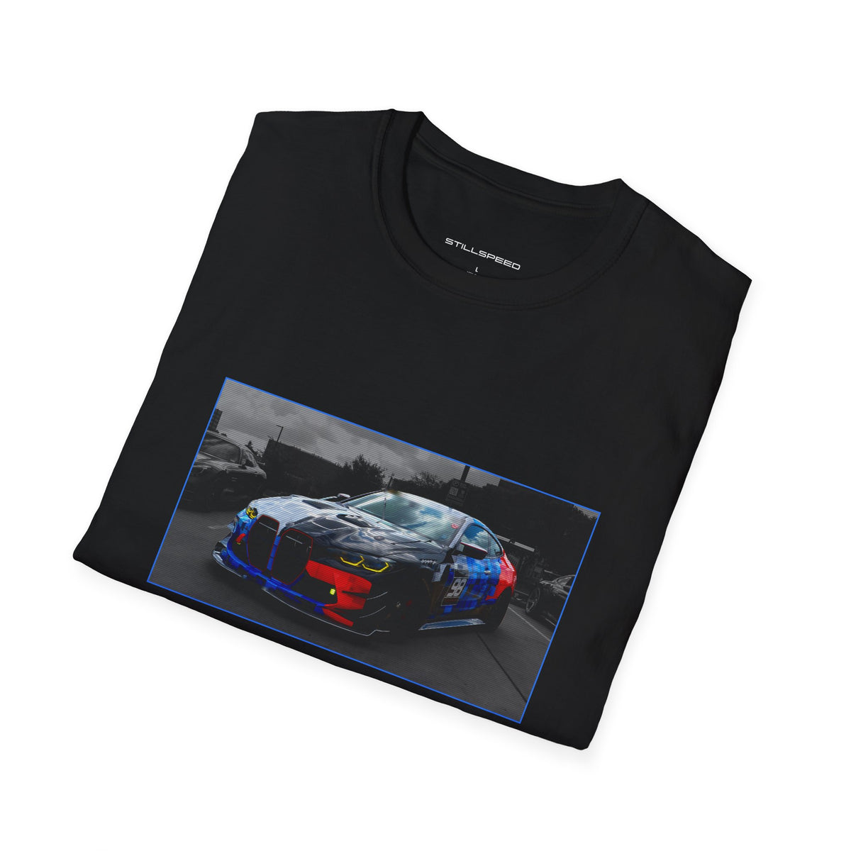 BMW M4 GT4 spec sheet t-shirt by STILLSPEED